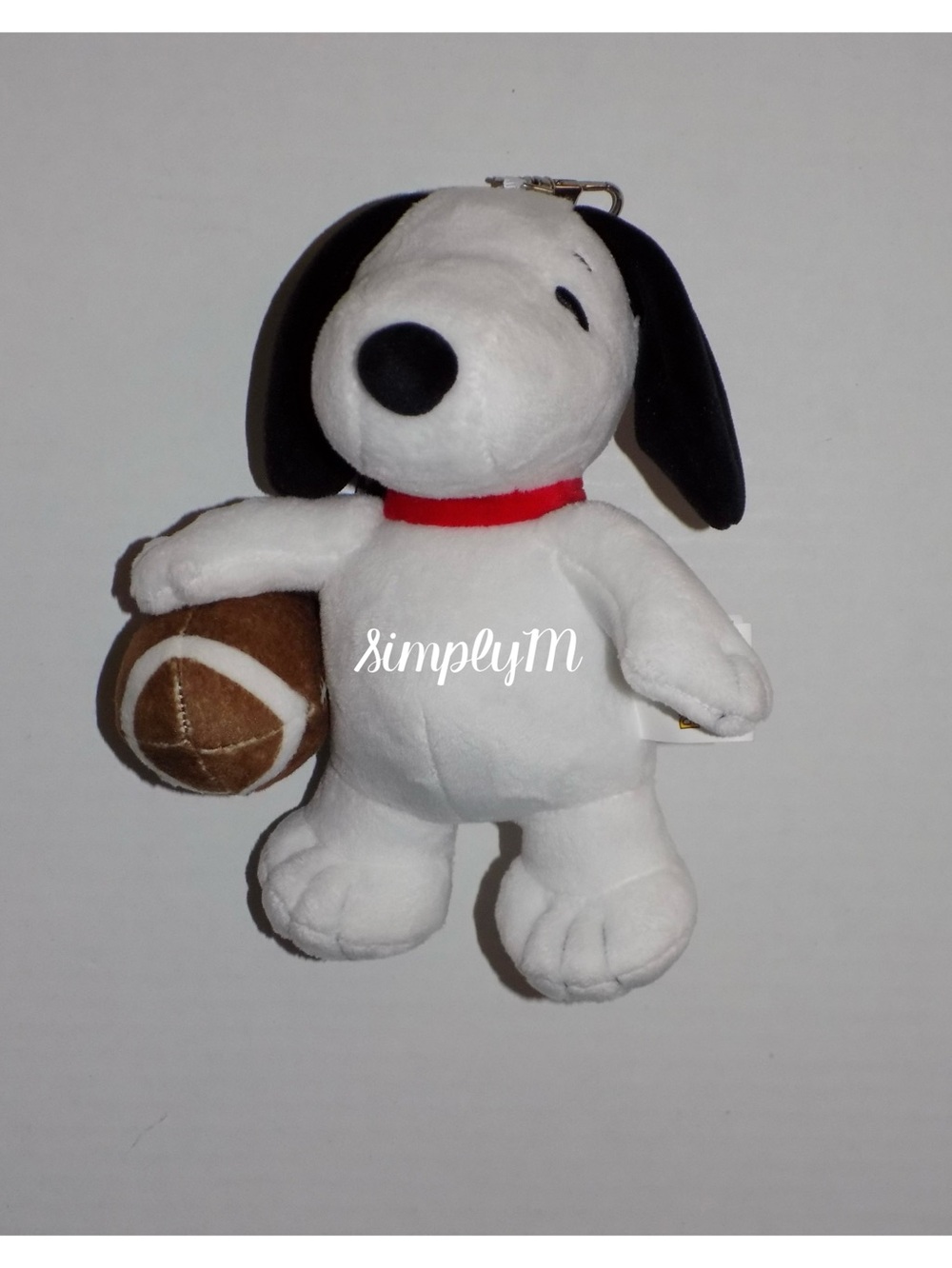 Peanuts Snoopy AE Mini Tote & Steiff Plush & Pave 3D Rhinestone Bling Keychain - Picture 11 of 12